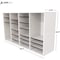 Adiroffice White, MDF Wood, 11.8 in W, 23.9 in L, 39.3 in D ADI500-36-WHI-MK - alternate 2